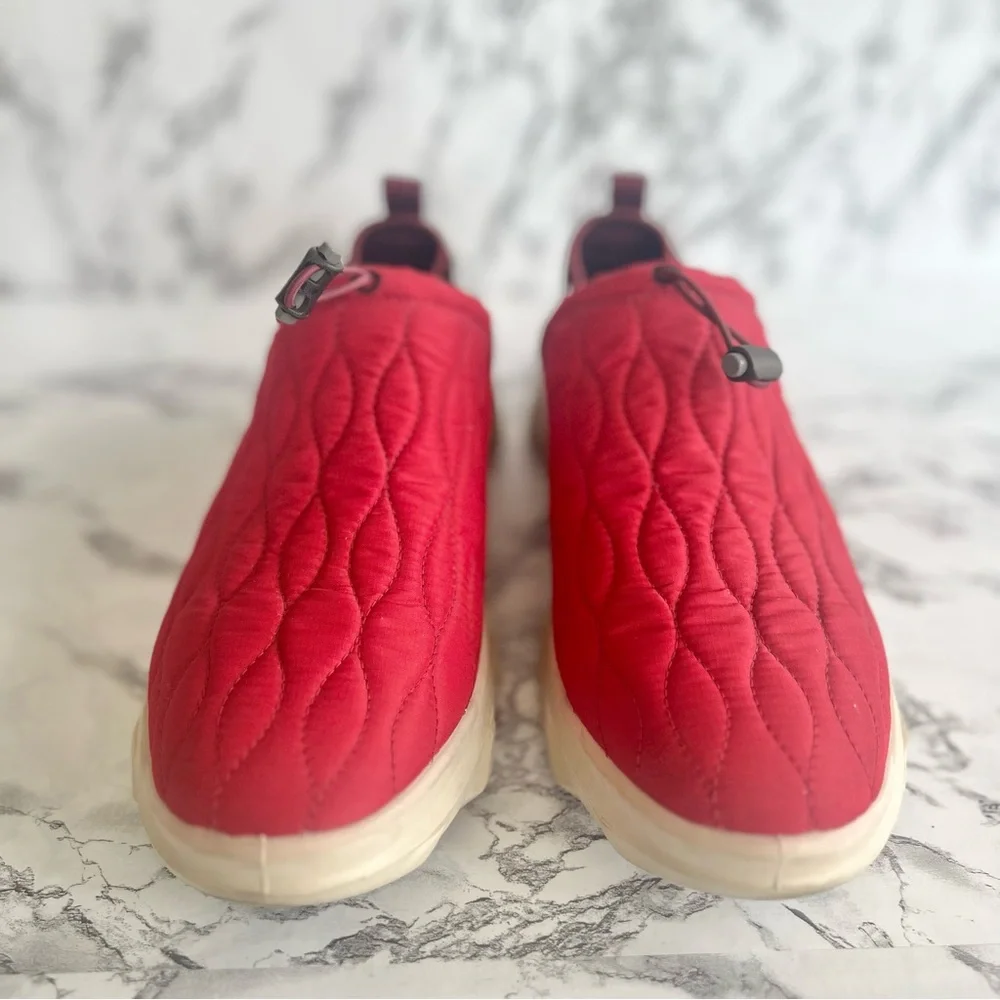 Ecco MX Quilted Red Chili Slipper Sneaker 10 Comfort Lounging